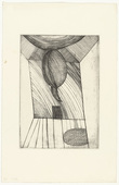 Louise Bourgeois. Untitled, plate 10 of 11, from the illustrated book, He Disappeared into Complete Silence, second edition. 1995