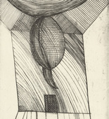 Louise Bourgeois. Untitled, plate 10 of 11, from the illustrated book, He Disappeared into Complete Silence, second edition. 1995