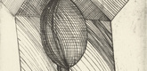 Louise Bourgeois. Untitled, plate 10 of 11, from the illustrated book, He Disappeared into Complete Silence, second edition. 1995