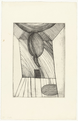 Louise Bourgeois. Untitled, plate 10 of 11, from the illustrated book, He Disappeared into Complete Silence, second edition. 1995
