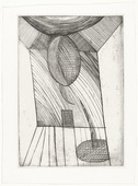 Louise Bourgeois. Untitled, plate 10 of 11, from the illustrated book, He Disappeared into Complete Silence, second edition. 1995