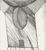 Louise Bourgeois. Untitled, plate 10 of 11, from the illustrated book, He Disappeared into Complete Silence, second edition. 1995