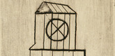 Louise Bourgeois. Plate 1 of 9, from the illustrated book, He Disappeared into Complete Silence, first edition (Example 7). 1947