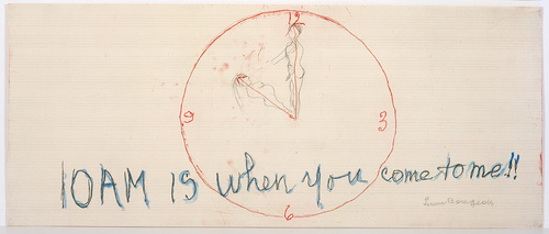 Louise Bourgeois. Untitled (no. 19) in 10 AM Is When You Come to Me (set 5), from the series of installation sets (1-10). 2006