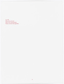 Louise Bourgeois. Aux Vieilles Tapisseries: 44 Sentences de Louise Bourgeois, text 33 of 44. 2005