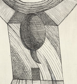 Louise Bourgeois. Untitled, plate 10 of 11, from the illustrated book, He Disappeared into Complete Silence, second edition. 1995