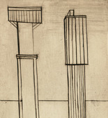 Louise Bourgeois. Plate 2 of 9, from the illustrated book, He Disappeared into Complete Silence, first edition (Example 7). 1947