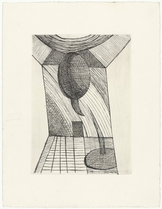 Louise Bourgeois. Untitled, plate 10 of 11, from the illustrated book, He Disappeared into Complete Silence, second edition. 1995