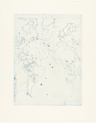 Louise Bourgeois. Map of the Western Hemisphere. 1999