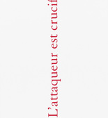 Louise Bourgeois. Aux Vieilles Tapisseries: 44 Sentences de Louise Bourgeois, text 34 of 44. 2005