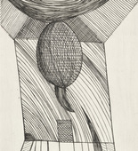 Louise Bourgeois. Untitled, plate 10 of 11, from the illustrated book, He Disappeared into Complete Silence, second edition. 1995