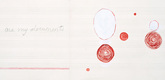 Louise Bourgeois. Untitled drawing, in Nothing to Remember (set 1), from the series of folio sets (1-6). 2004-2006