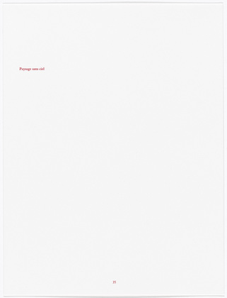 Louise Bourgeois. Aux Vieilles Tapisseries: 44 Sentences de Louise Bourgeois, text 35 of 44. 2005