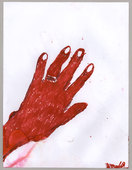 Louise Bourgeois. Untitled, no. 8 of 9, from the suite, My Left Hand. 2004