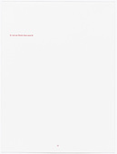 Louise Bourgeois. Aux Vieilles Tapisseries: 44 Sentences de Louise Bourgeois, text 39 of 44. 2005