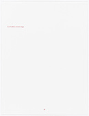 Louise Bourgeois. Aux Vieilles Tapisseries: 44 Sentences de Louise Bourgeois, text 40 of 44. 2005