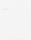 Louise Bourgeois. Aux Vieilles Tapisseries: 44 Sentences de Louise Bourgeois, text 41 of 44. 2005