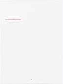 Louise Bourgeois. Aux Vieilles Tapisseries: 44 Sentences de Louise Bourgeois, text 43 of 44. 2005