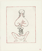 Louise Bourgeois. La Naus&eacute;e, plate 1 of 7, from the portfolio, La R&eacute;paration. 2001