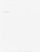 Louise Bourgeois. Aux Vieilles Tapisseries: 44 Sentences de Louise Bourgeois, text 44 of 44. 2005