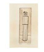 Louise Bourgeois. Plate 1 of 9, from the illustrated book, He Disappeared into Complete Silence, first edition (Example 10). 1947