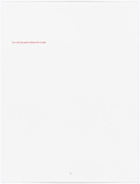 Louise Bourgeois. Aux Vieilles Tapisseries: 44 Sentences de Louise Bourgeois, text 3 of 44. 2005