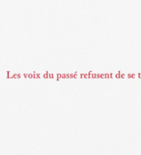 Louise Bourgeois. Aux Vieilles Tapisseries: 44 Sentences de Louise Bourgeois, text 3 of 44. 2005