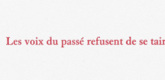 Louise Bourgeois. Aux Vieilles Tapisseries: 44 Sentences de Louise Bourgeois, text 3 of 44. 2005