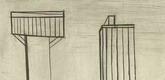 Louise Bourgeois. Plate 2 of 9, from the illustrated book, He Disappeared into Complete Silence, first edition (Example 9). 1947
