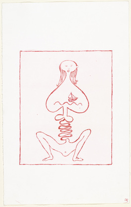 Louise Bourgeois. La Naus&eacute;e, plate 1 of 7, from the portfolio, La R&eacute;paration. 2001