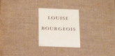 Louise Bourgeois. He Disappeared into Complete Silence, first edition (Example 9). 1947