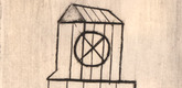 Louise Bourgeois. Plate 1 of 9, from the illustrated book, He Disappeared into Complete Silence, first edition (Example 11). 1947
