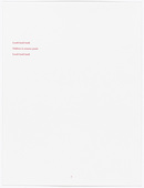 Louise Bourgeois. Aux Vieilles Tapisseries: 44 Sentences de Louise Bourgeois, text 7 of 44. 2005