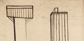Louise Bourgeois. Plate 2 of 9, from the illustrated book, He Disappeared into Complete Silence, first edition (Example 10). 1947
