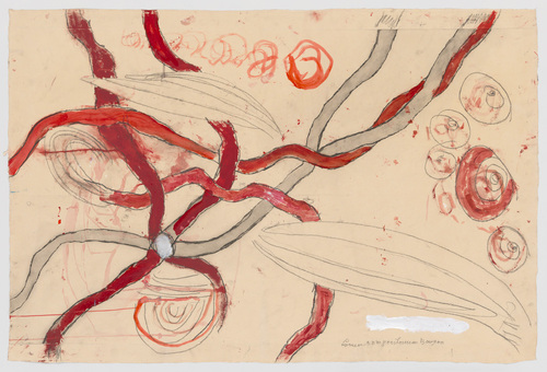 Louise Bourgeois. &Agrave; l'Infini Study (#2). 2008-2009