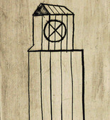 Louise Bourgeois. Plate 1 of 9, from the illustrated book, He Disappeared into Complete Silence, first edition (Example 8). 1947