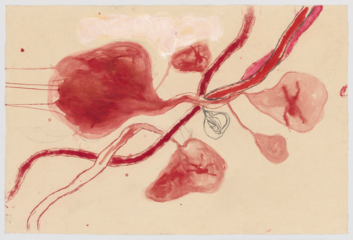 Louise Bourgeois. &Agrave; l'Infini Study (#3). 2008-2009