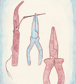 Louise Bourgeois. La R&eacute;paration, plate 3 of 7, from the portfolio, La R&eacute;paration. 2001