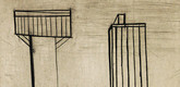 Louise Bourgeois. Plate 2 of 9, from the illustrated book, He Disappeared into Complete Silence, first edition (Example 8). 1947