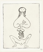 Louise Bourgeois. La Naus&eacute;e, plate 1 of 7, from the portfolio, La R&eacute;paration. 2001