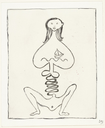 Louise Bourgeois. La Naus&eacute;e, plate 1 of 7, from the portfolio, La R&eacute;paration. 2001