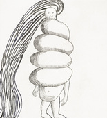 Louise Bourgeois. Spiral Woman, plate 2 of 7, from the portfolio, La R&eacute;paration. 2001