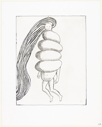 Louise Bourgeois. Spiral Woman, plate 2 of 7, from the portfolio, La R&eacute;paration. 2001