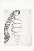 Louise Bourgeois. Spiral Woman, plate 2 of 7, from the portfolio, La R&eacute;paration. 2001