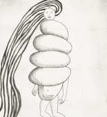 Louise Bourgeois. Spiral Woman, plate 2 of 7, from the portfolio, La R&eacute;paration. 2001