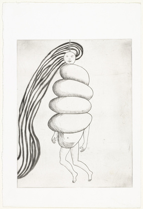 Louise Bourgeois. Spiral Woman, plate 2 of 7, from the portfolio, La R&eacute;paration. 2001