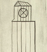 Louise Bourgeois. Plate 1 of 9, from the illustrated book, He Disappeared into Complete Silence, first edition (Example 9). 1947