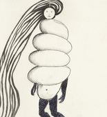 Louise Bourgeois. Spiral Woman, plate 2 of 7, from the portfolio, La R&eacute;paration. 2002