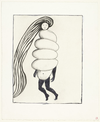Louise Bourgeois. Spiral Woman, plate 2 of 7, from the portfolio, La R&eacute;paration. 2002
