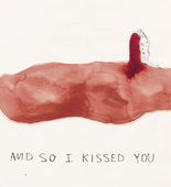 Louise Bourgeois with Tracey Emin. And So I Kissed You, no. 4 of 16, from the series, Do Not Abandon Me. 2009-2010